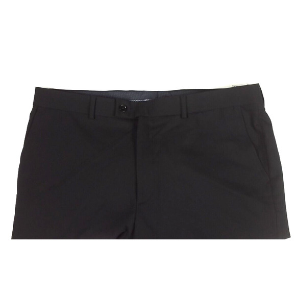 The Savile Row Brixton Black Tapered Dress Pants 44L 38W NWT - Picture 3 of 6